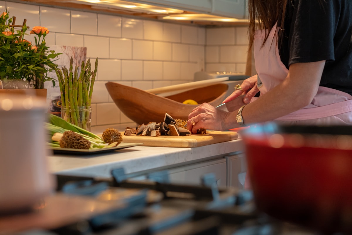 Fresh vegetables and healthy ingredients